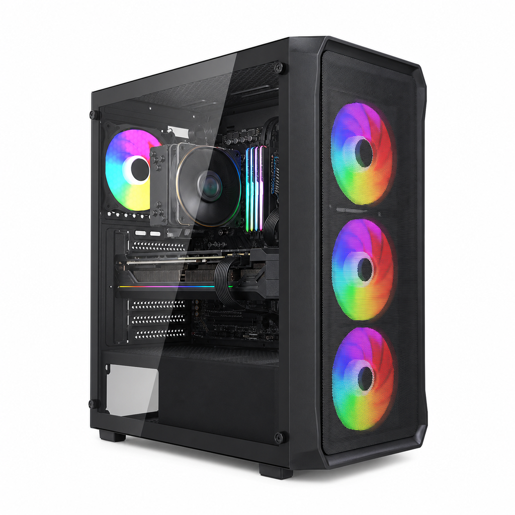 PC Gamer Ryzen 5 5600 - RTX 5060 Ti 8 Go - 16 Go DDR4 / SSD 512 Go